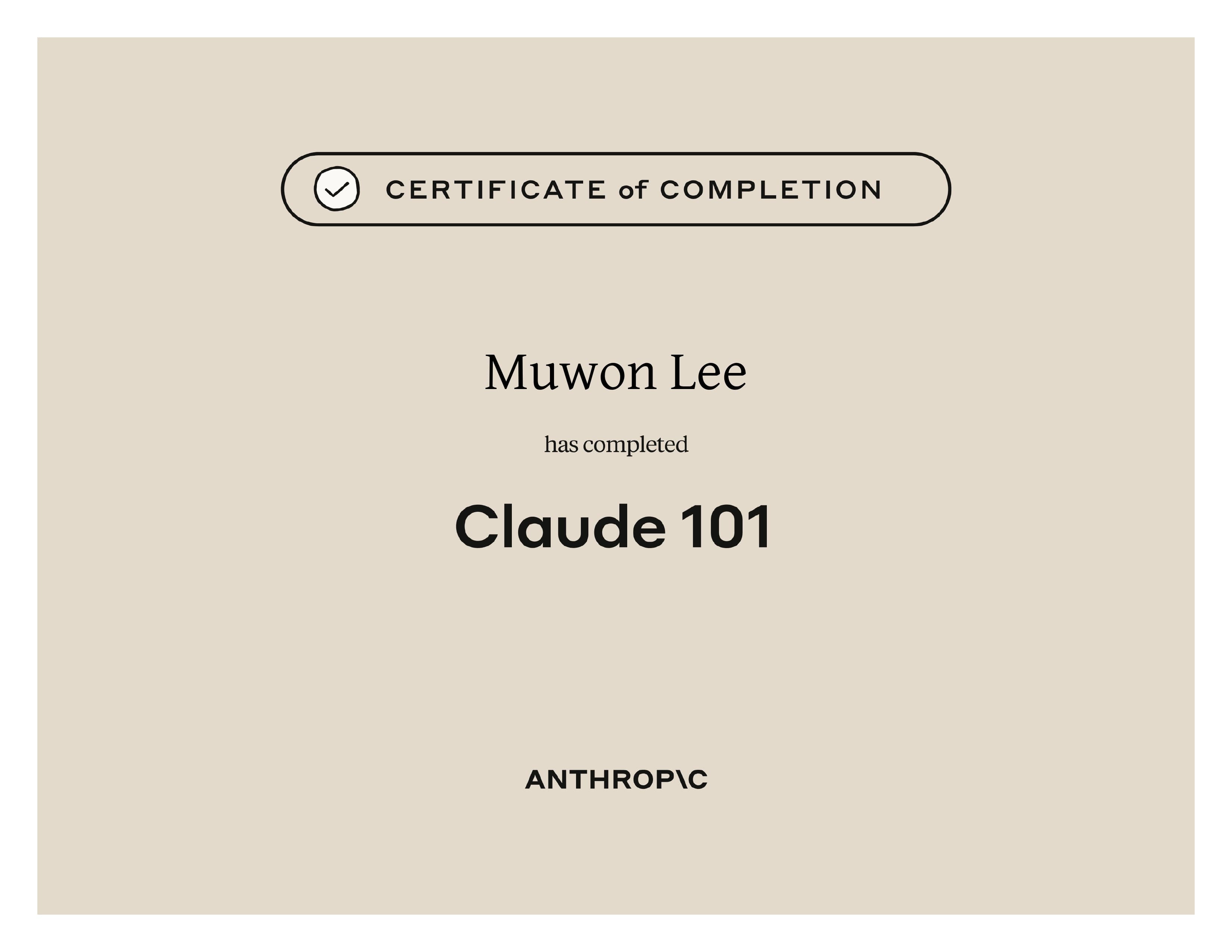 Claude 101